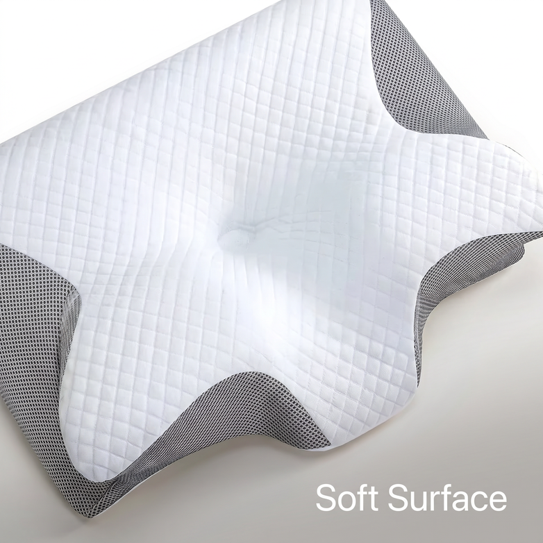 Contour Cervical Pillow - Align Spine Architecture, Erase Morning Stiffness Fast