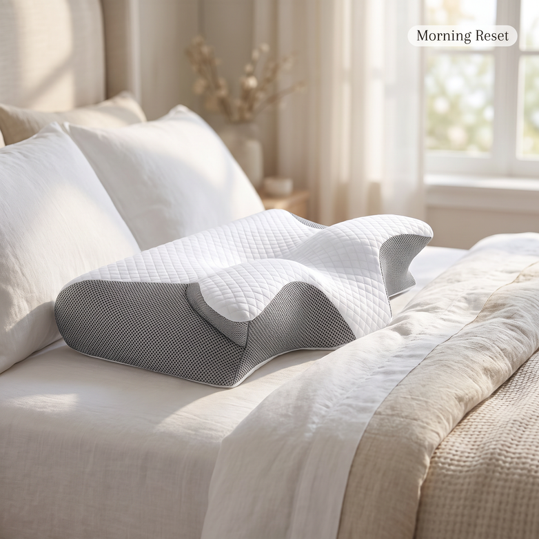 Contour Cervical Pillow - Align Spine Architecture, Erase Morning Stiffness Fast