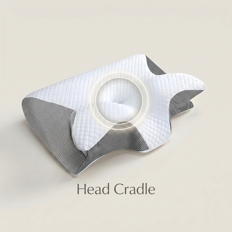 Contour Cervical Pillow - Align Spine Architecture, Erase Morning Stiffness Fast