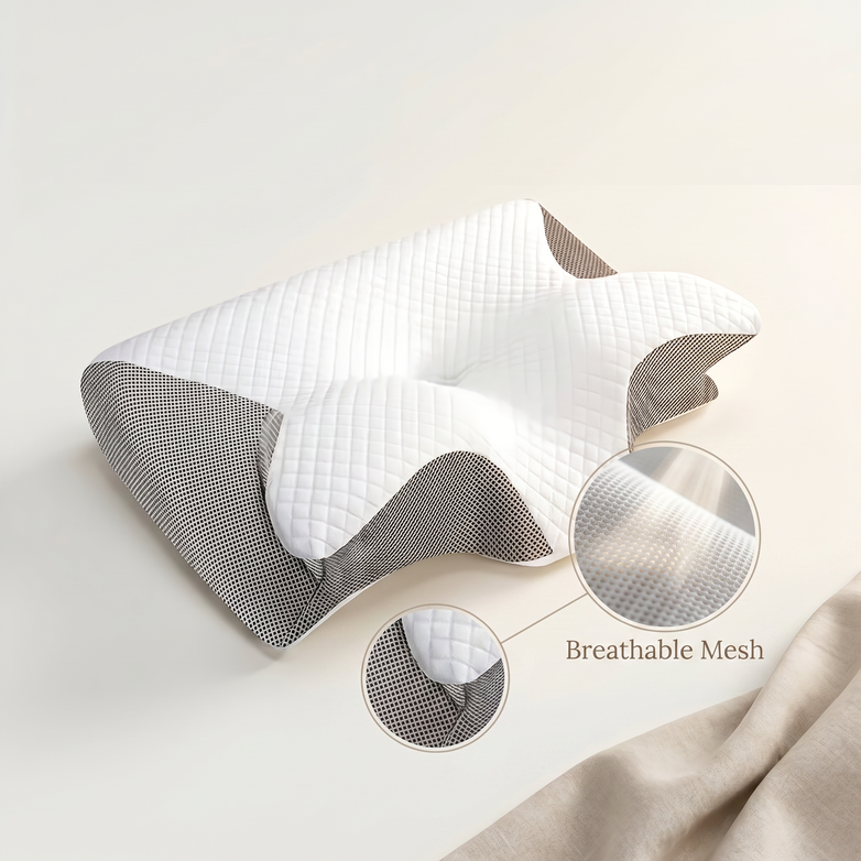 Contour Cervical Pillow - Align Spine Architecture, Erase Morning Stiffness Fast
