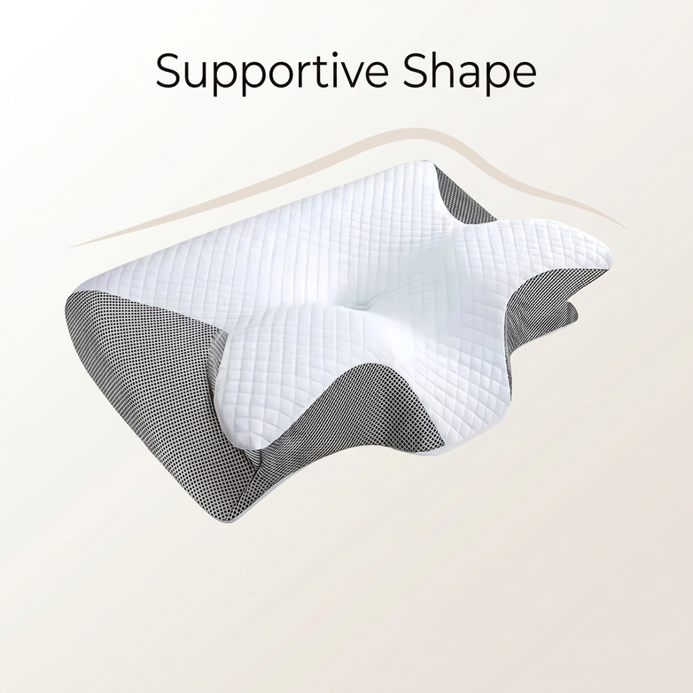 Contour Cervical Pillow - Align Spine Architecture, Erase Morning Stiffness Fast
