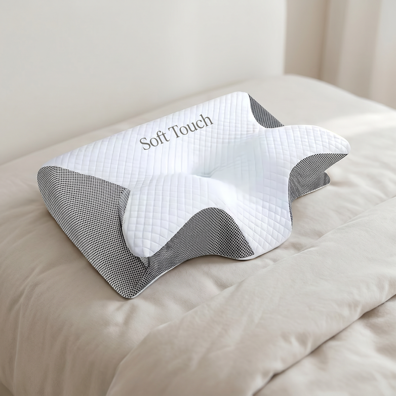 Contour Cervical Pillow - Align Spine Architecture, Erase Morning Stiffness Fast