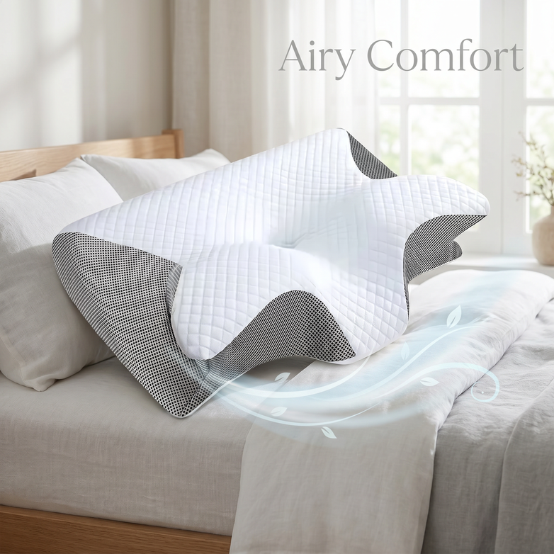 Contour Cervical Pillow - Align Spine Architecture, Erase Morning Stiffness Fast