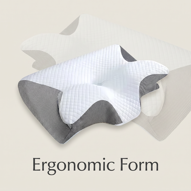 Contour Cervical Pillow - Align Spine Architecture, Erase Morning Stiffness Fast