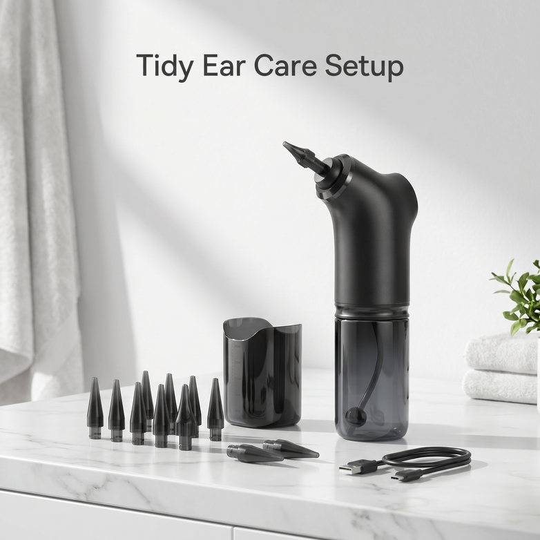 Electric Ear Washer - Flush Deep Wax, Restore Clear Hearing Fast