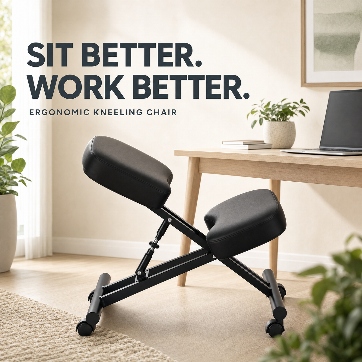 Ergonomic Kneeling Chair - Better Posture, Boost Productivity