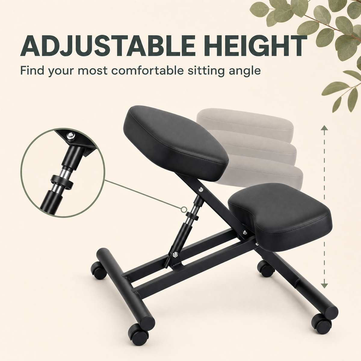 Ergonomic Kneeling Chair - Better Posture, Boost Productivity
