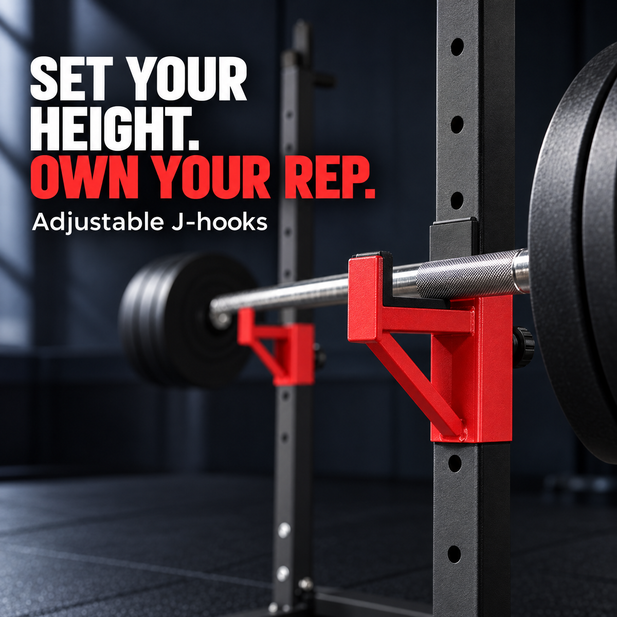 Heavy-Duty Squat Rack – Build Strength, Train With Safety
