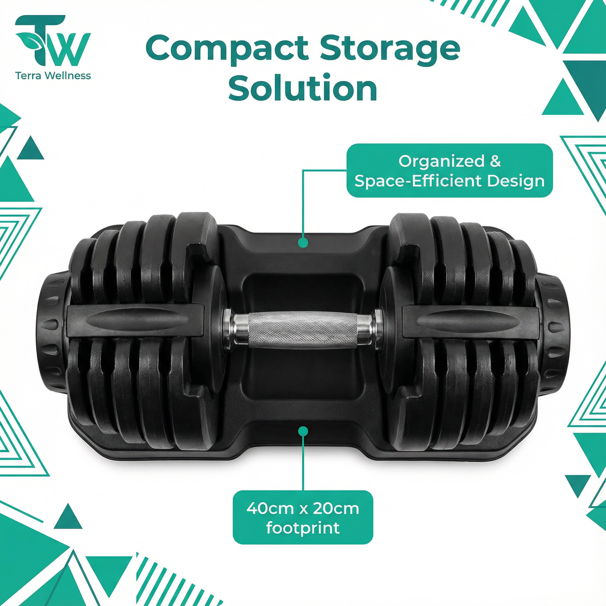 24kg Adjustable Dumbbell - Build Muscle Fast, Save On Space