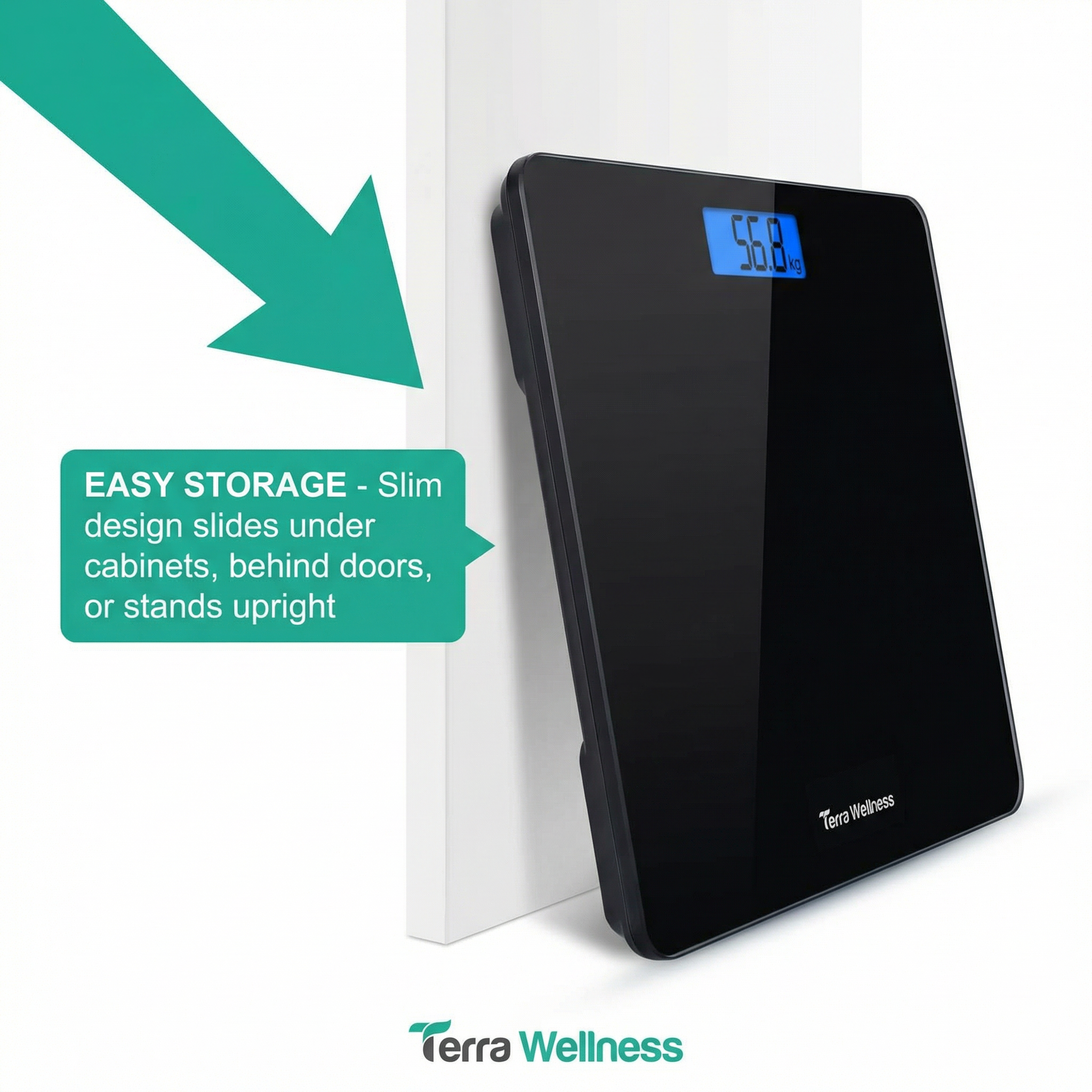 Digital Bathroom Scale - Track Progress, Precision Accuracy