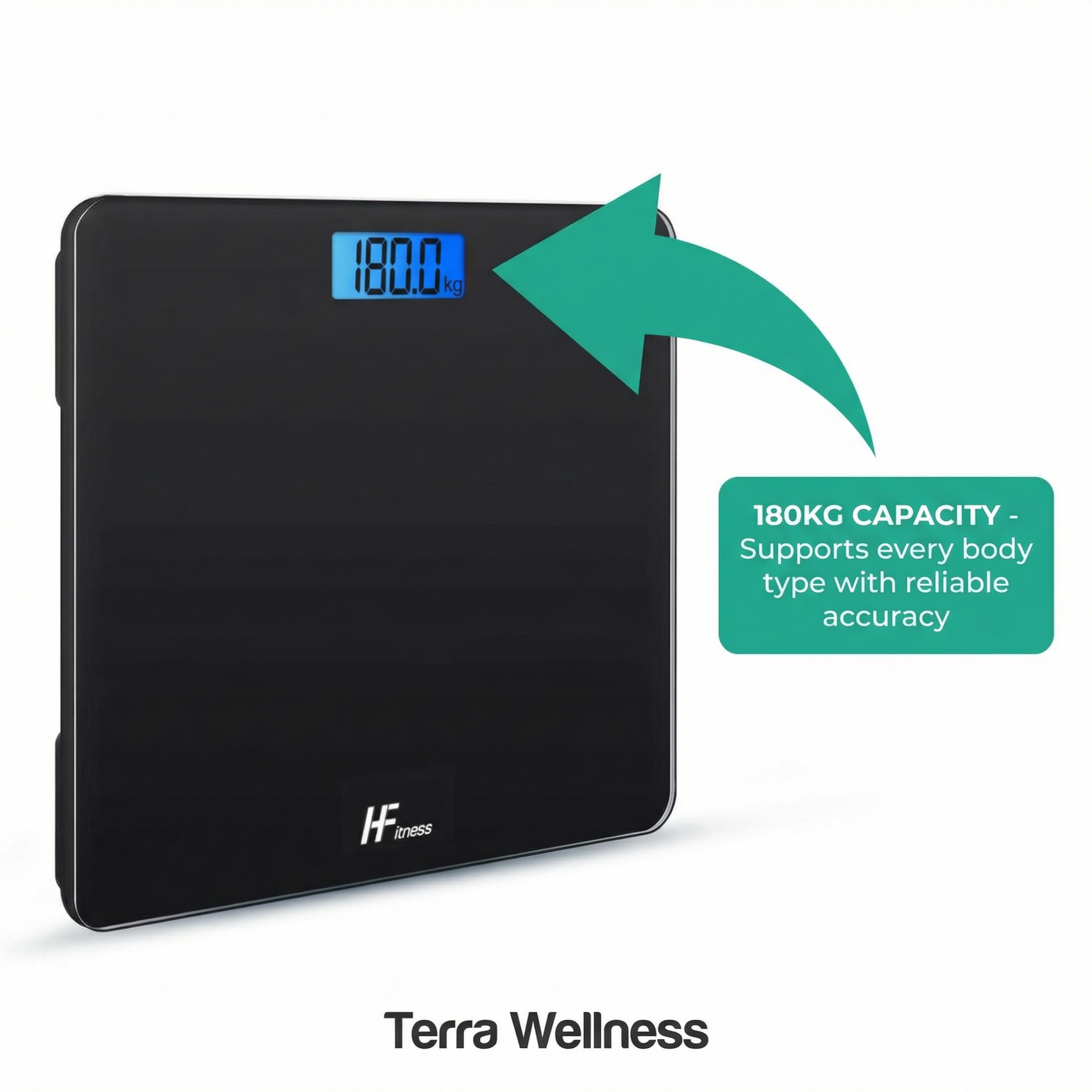 Digital Bathroom Scale - Track Progress, Precision Accuracy
