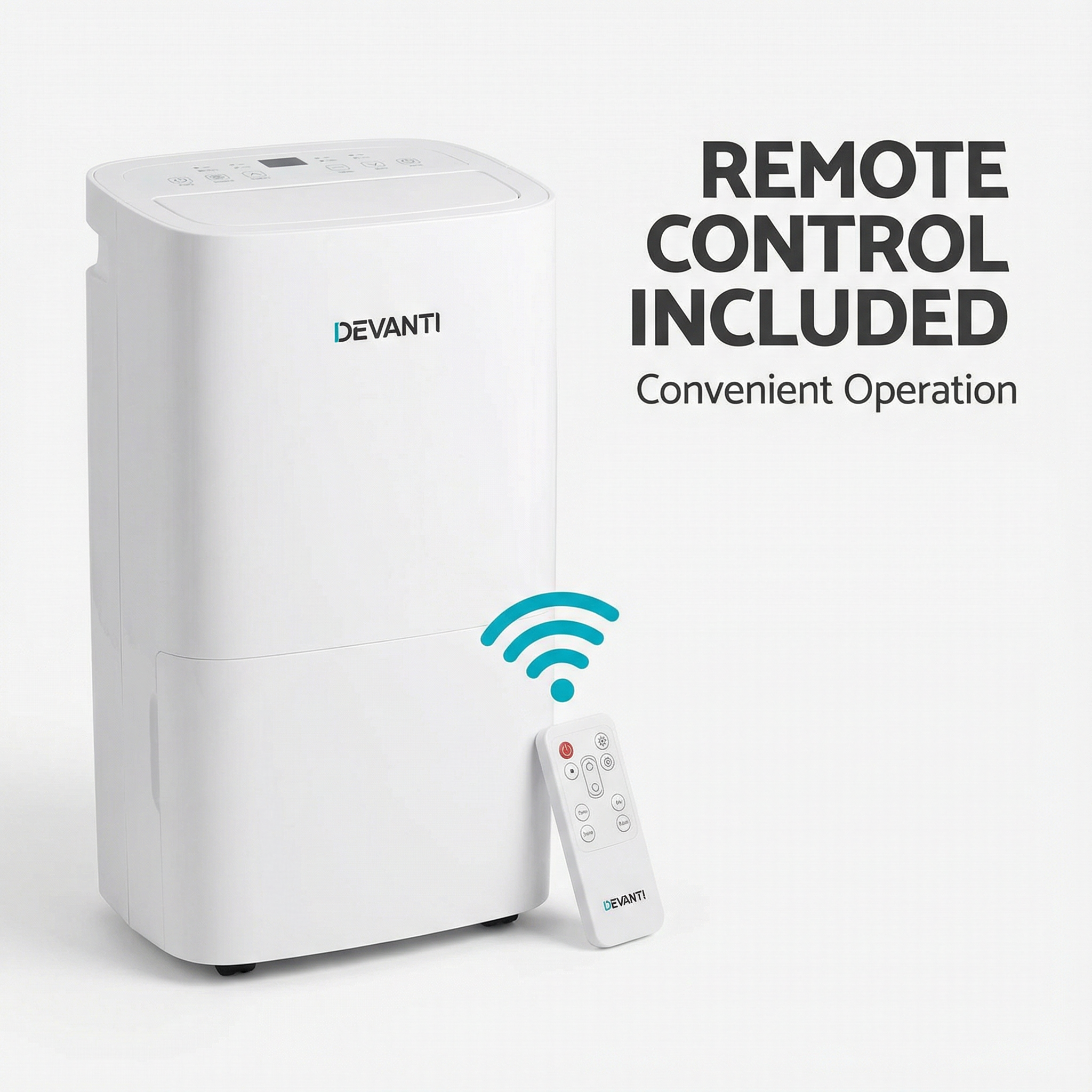 Devanti Dehumidifier - Remove Excess Moisture, Prevent Mould