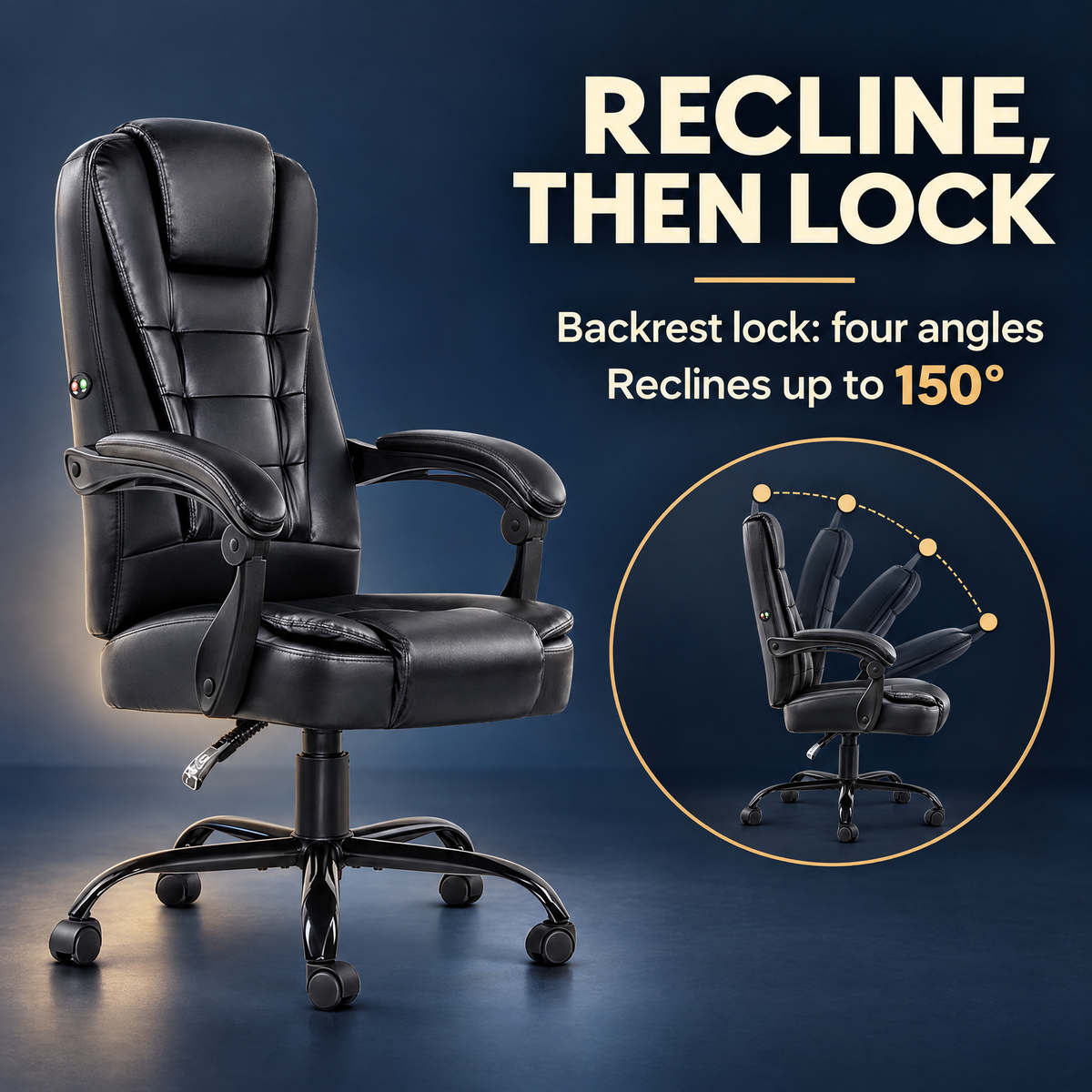 Massage Office Chair – Relieve Back Pain, Work In Comfort