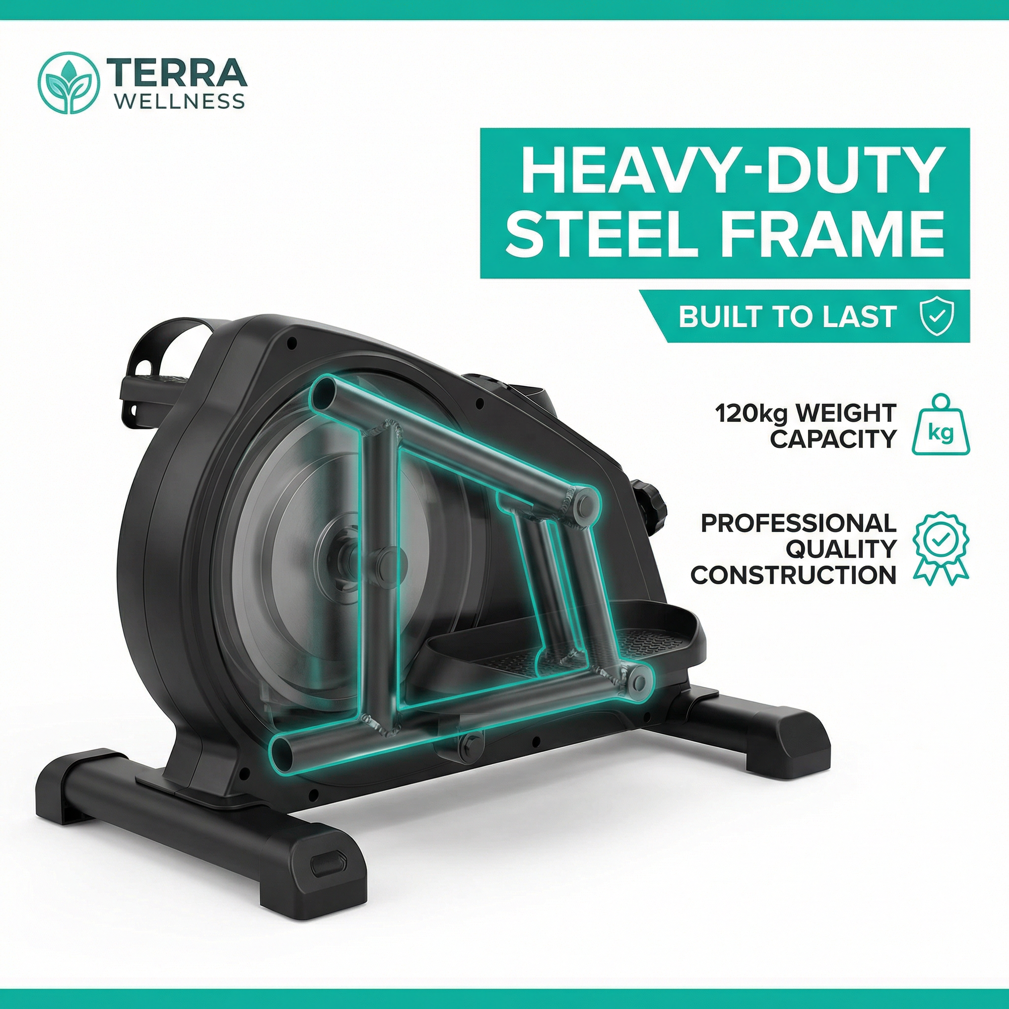 Under Desk Exercise Bike - Stay Active, Burn Calories