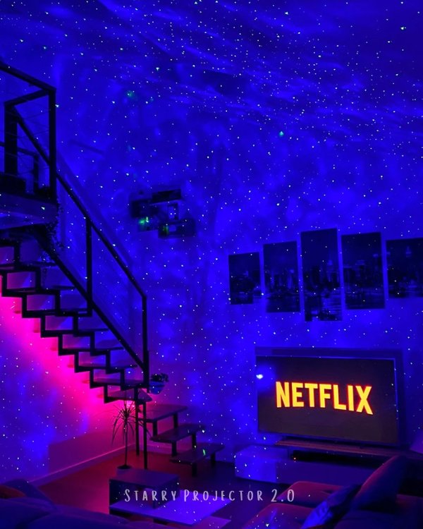 Galaxy Projector — Galaxy Light, Transform Your Room, Escape Into The Stars