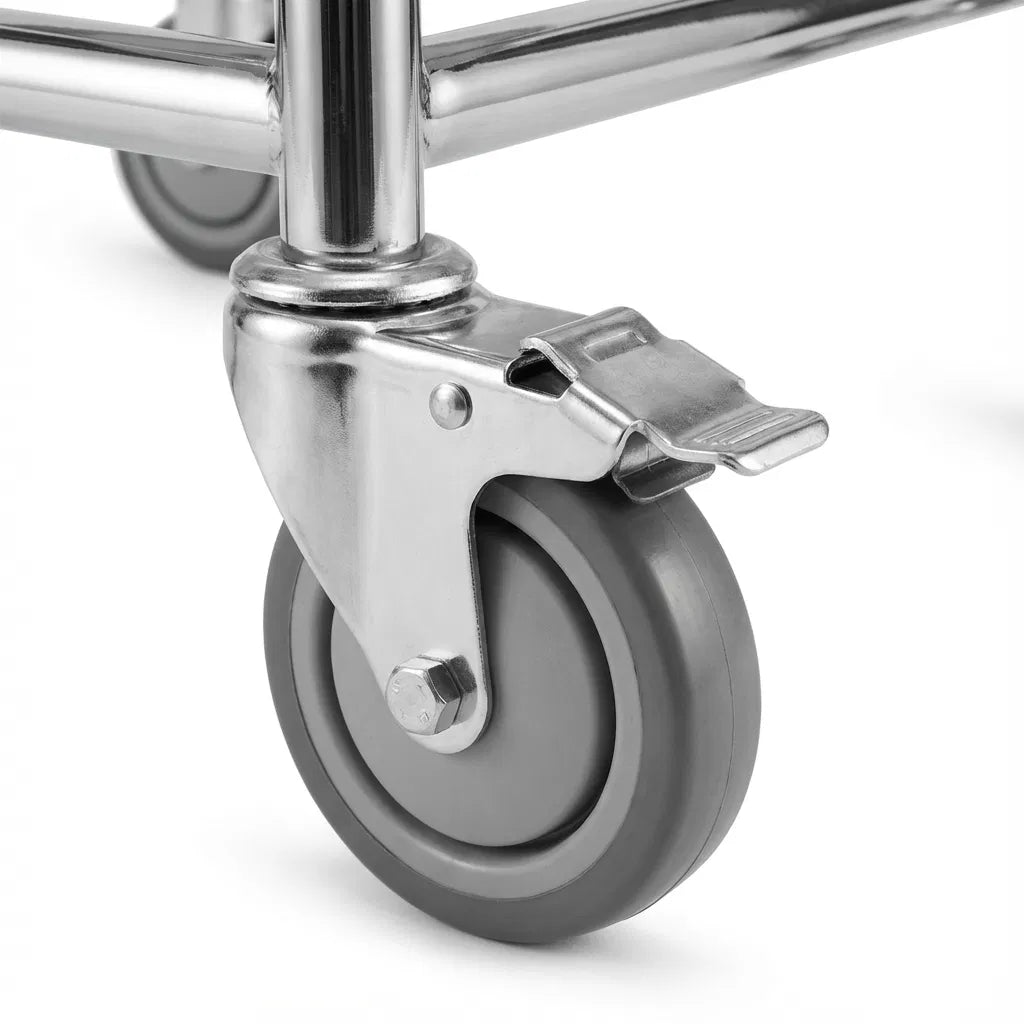 Commode Chair - Mobile Shower Chair, 3-in-1 Wheelchair, Smooth Easy Mobility