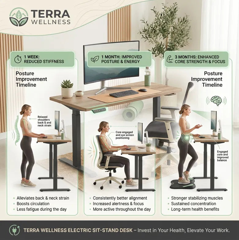 Ergonomic Standing Desk  – Boost Posture, Elevate Productivity