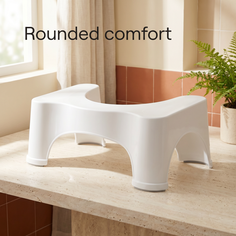 Sit & Squat Toilet Stool - Improve Elimination, Reduce Straining
