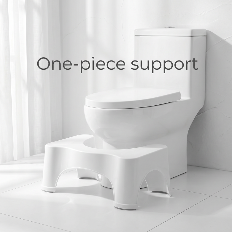 Sit & Squat Toilet Stool - Improve Elimination, Reduce Straining