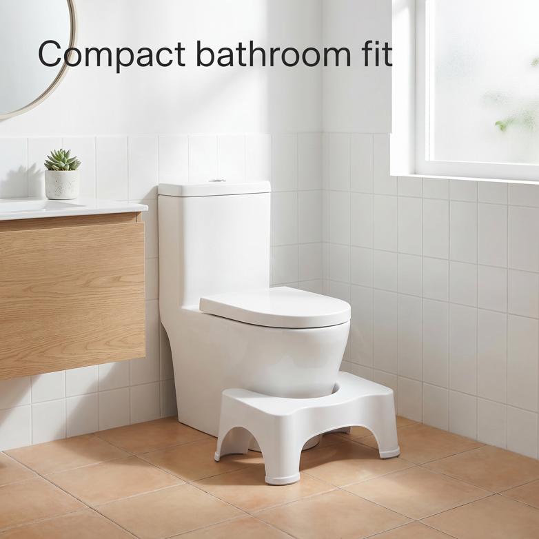 Sit & Squat Toilet Stool - Improve Elimination, Reduce Straining