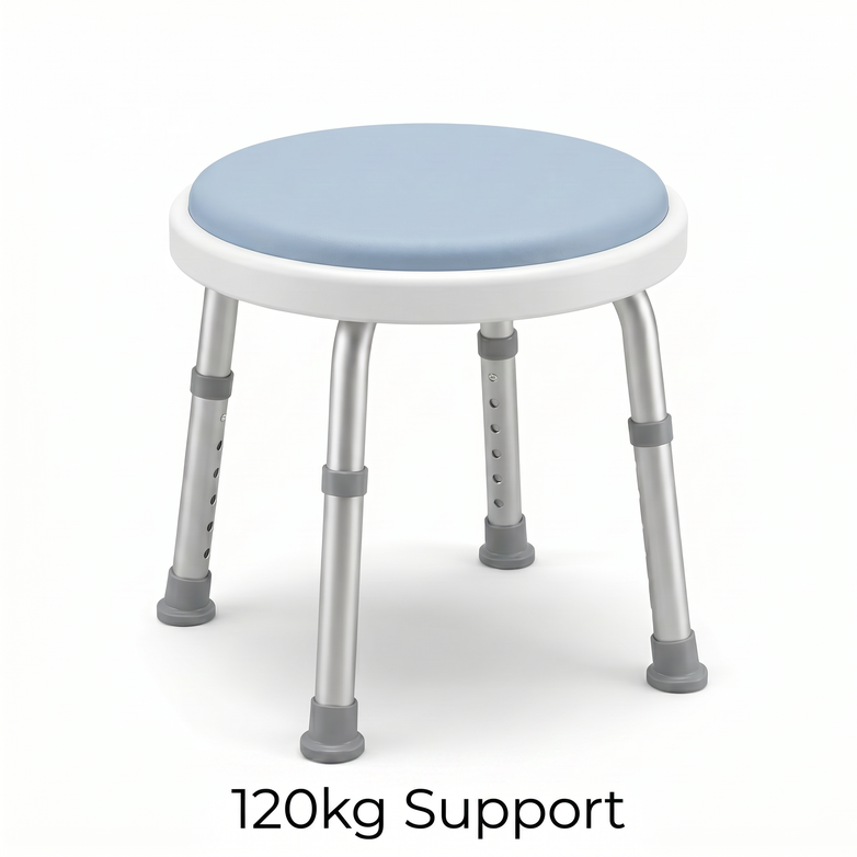 EQUIPMED Shower Chair - Safer Showering, Stable Daily Support