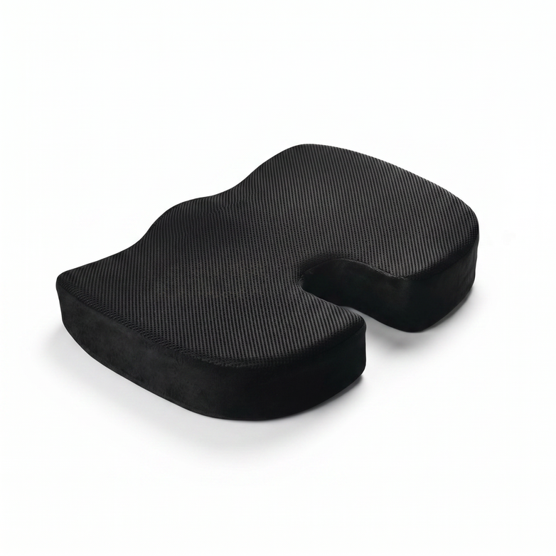 Orthopaedic Seat Cushion - Support Back Pain, Relieve Coccyx Pressure
