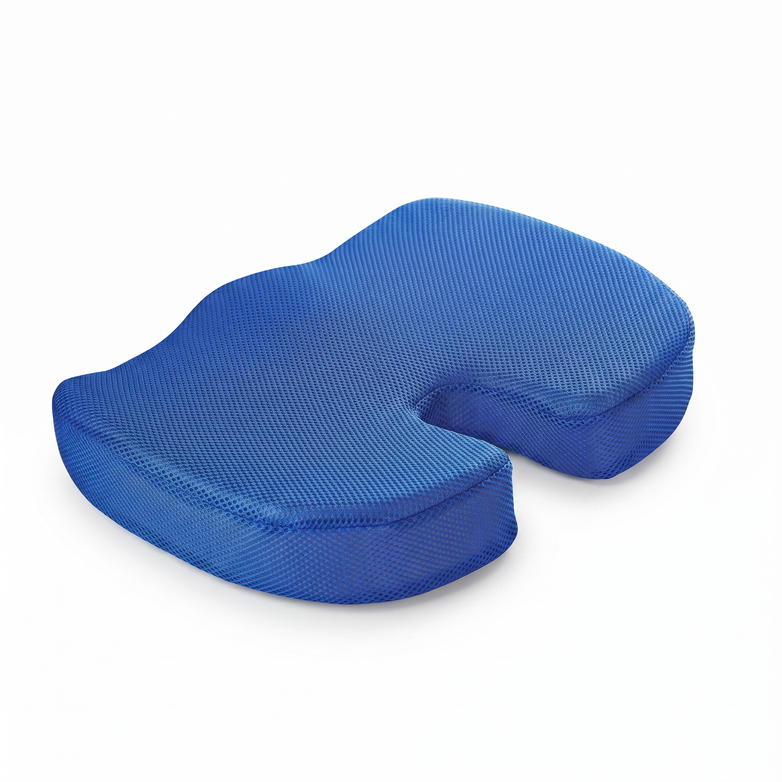 Orthopaedic Seat Cushion - Support Back Pain, Relieve Coccyx Pressure