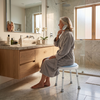 EQUIPMED Shower Chair - Safer Showering, Stable Daily Support