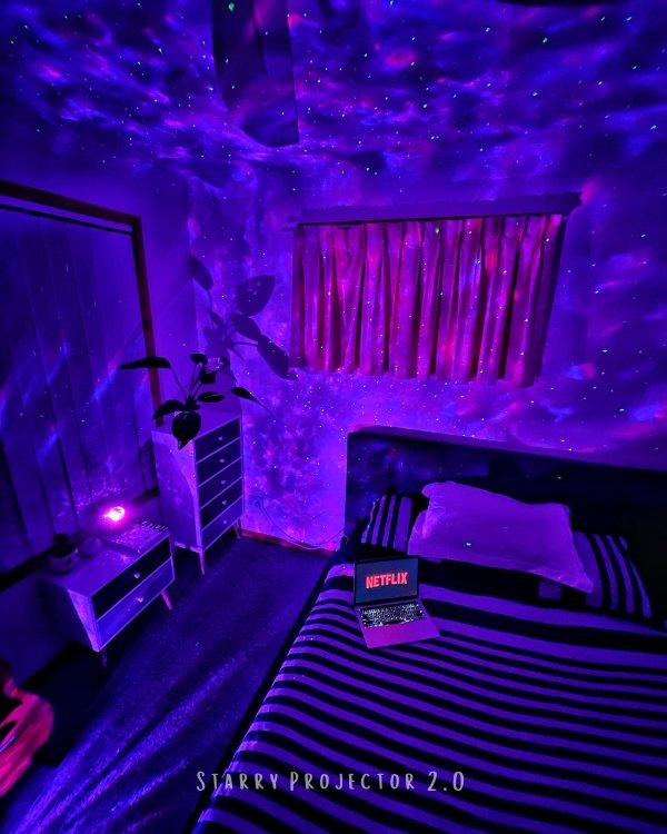 Galaxy Projector — Galaxy Light, Transform Your Room, Escape Into The Stars