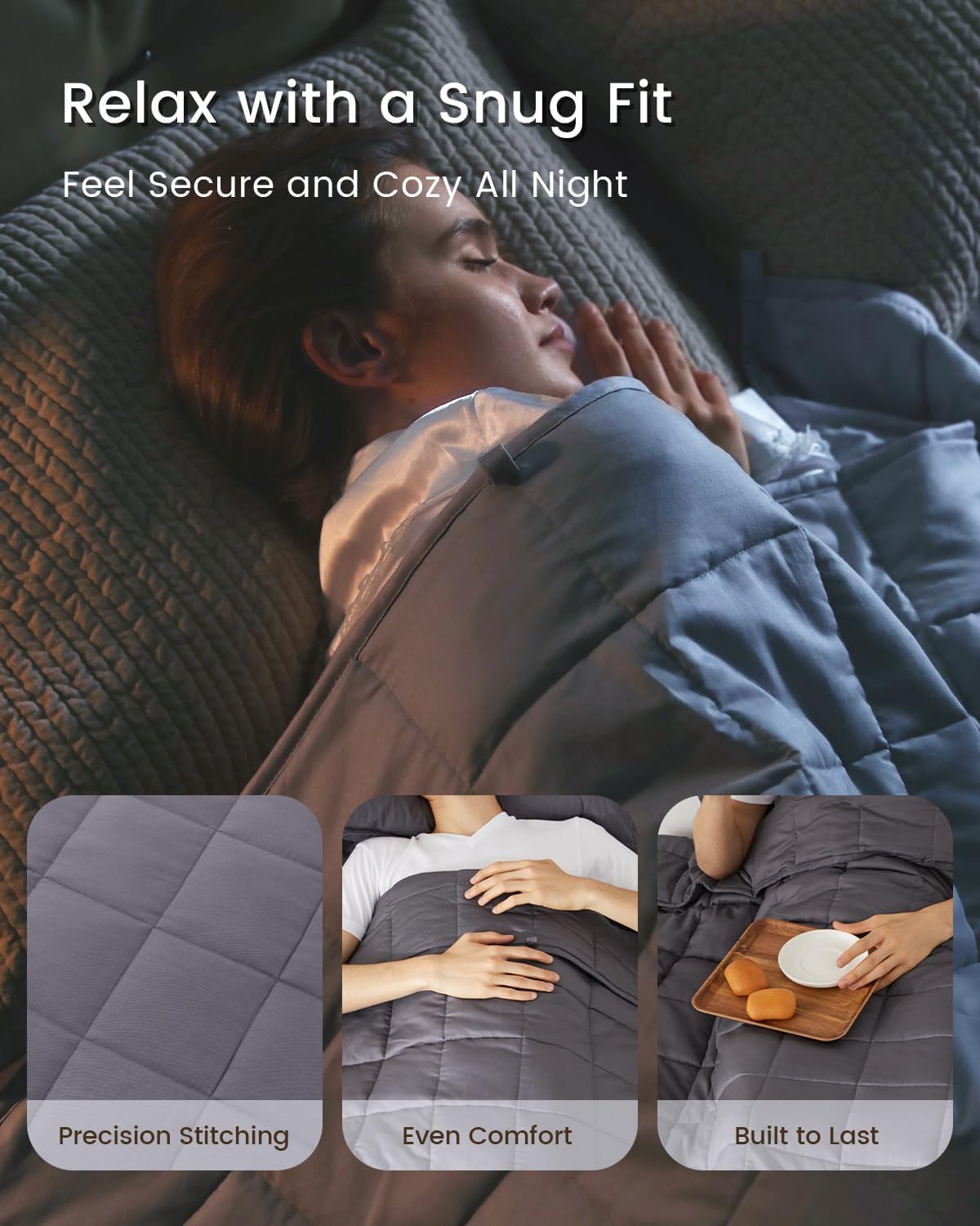 Weighted Blanket – Reduce Stress, Sleep Deeper, Wake Rested