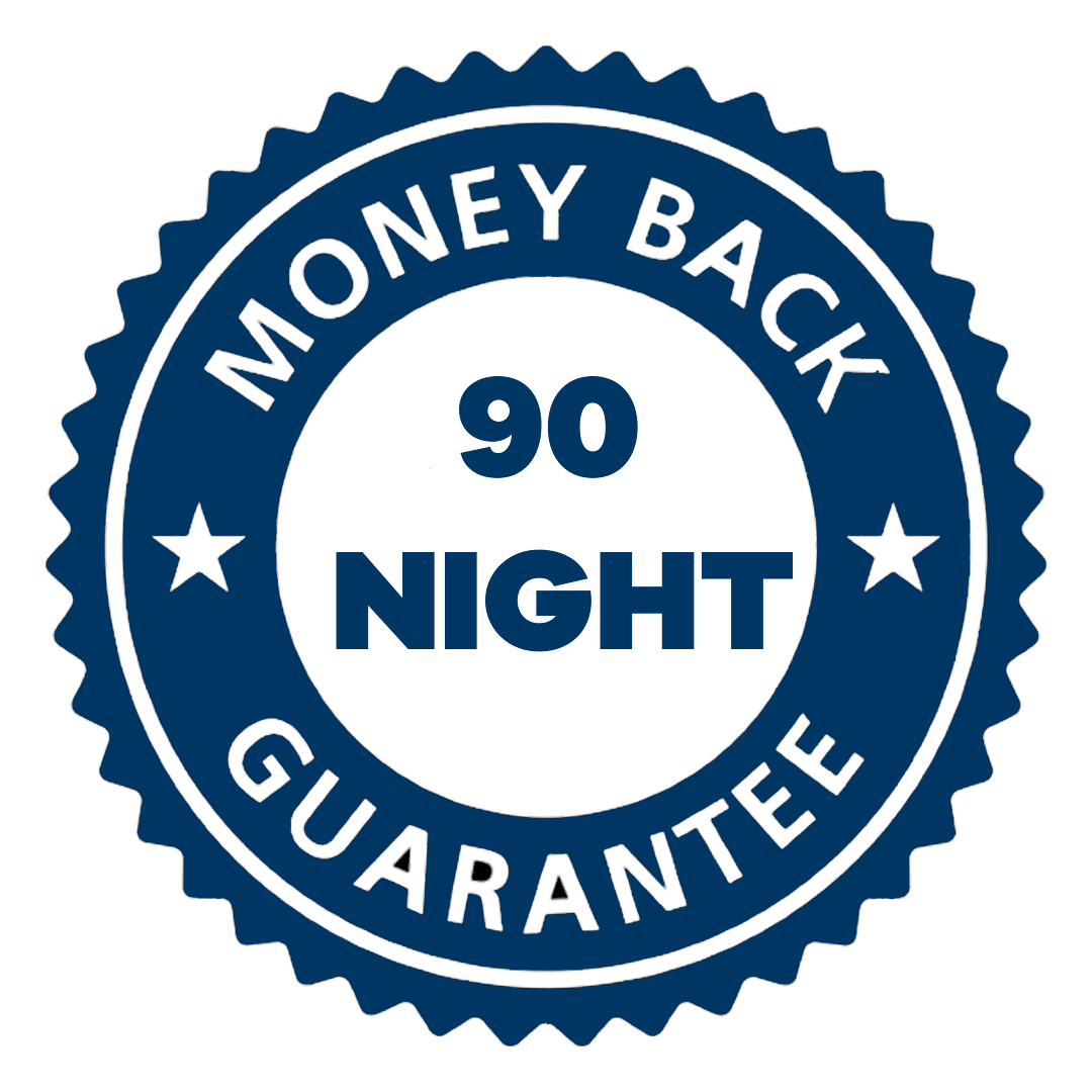 Terra Wellness 90-Night Risk-Free Guarantee badge icon