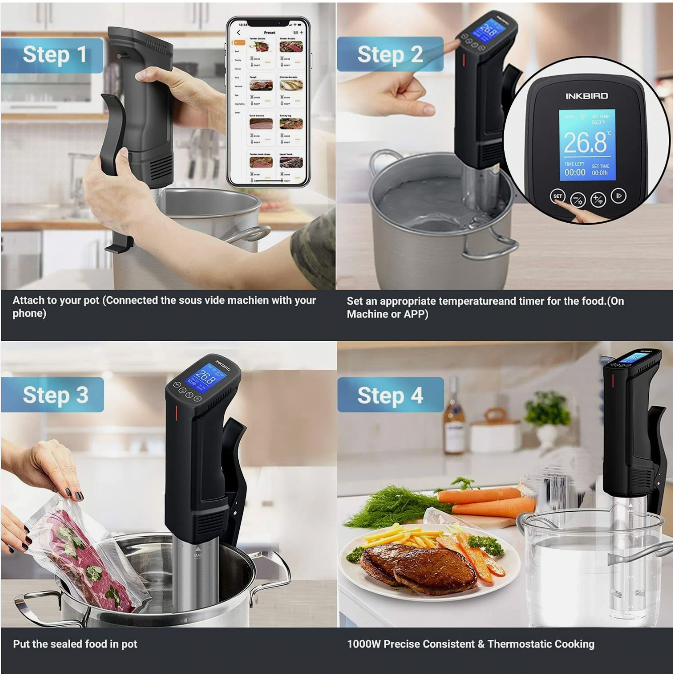 Sous Vide Cooker – Precision Cooking, Perfect Results Every Time