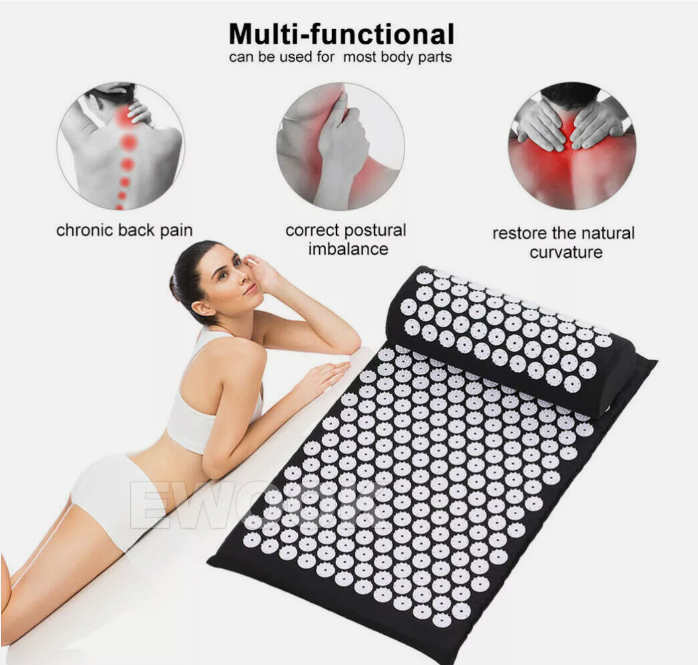 Acupressure Mat - Relieve Pain, Release Stress