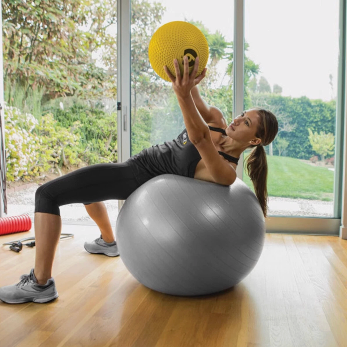 Swiss Exercise Ball 55-85cm - Build Core, Improve Balance