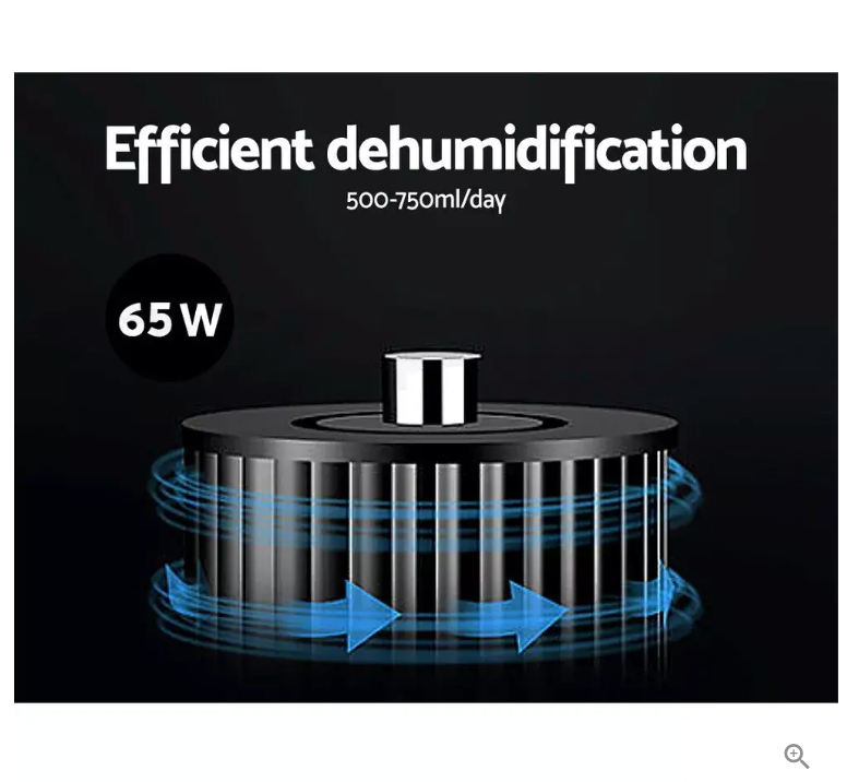 Devanti Dehumidifier - Remove Excess Moisture, Prevent Mould