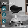 Saddle Stool - Salon Stool, Ergonomic Comfort, 360° Swivel