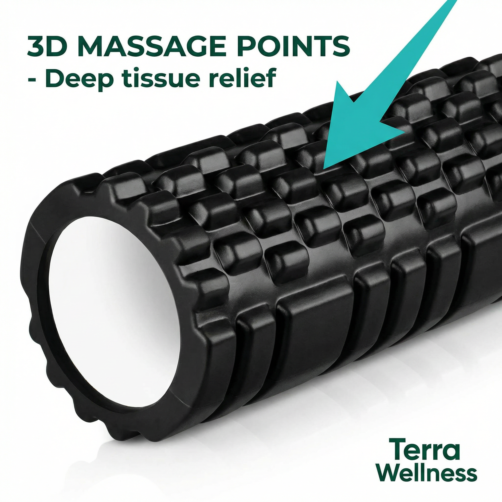 Pilates Foam Roller - Release Tension, Boost Recovery