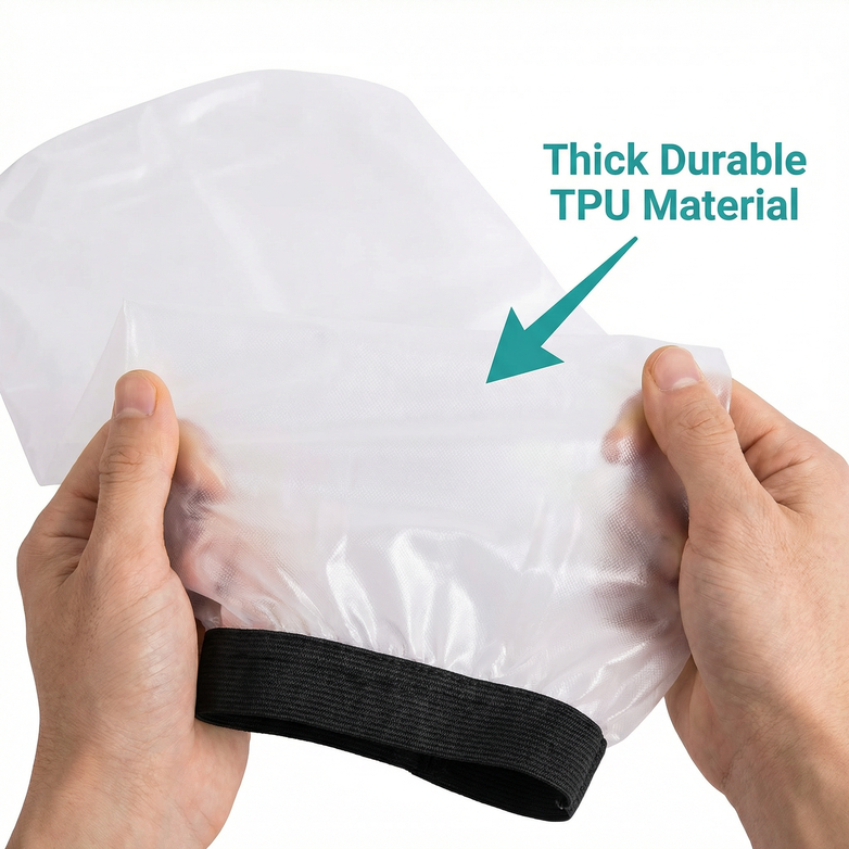 Leg Cast Protector - Stay Dry, Shower Freely, Reuse Endlessly