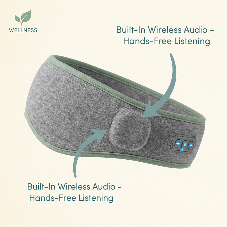 Sleep Headband  – Hands-Free Audio, Sleep Comfortably