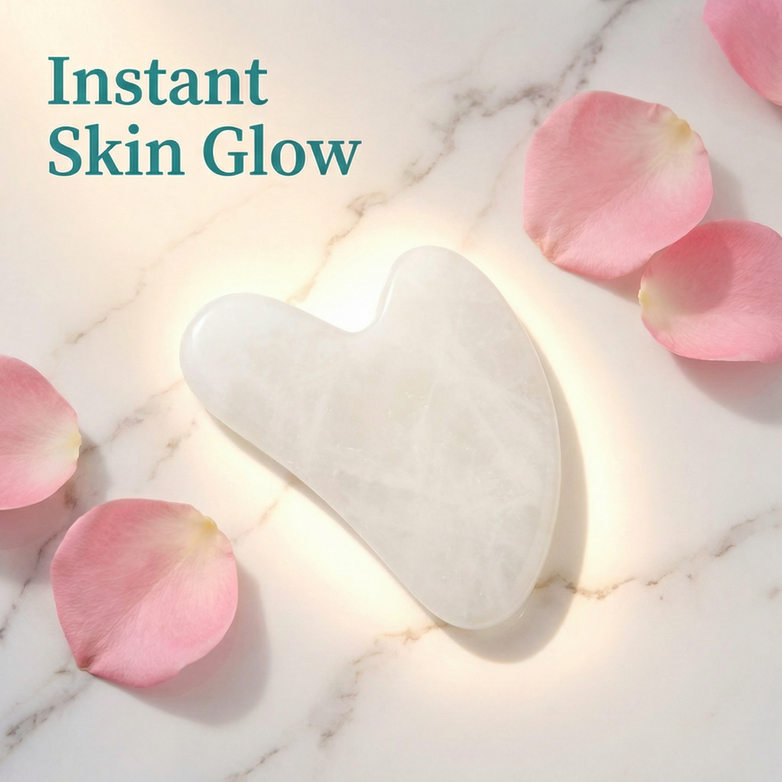 Jade Gua Sha Tool — Sculpt, Depuff & Glow Naturally