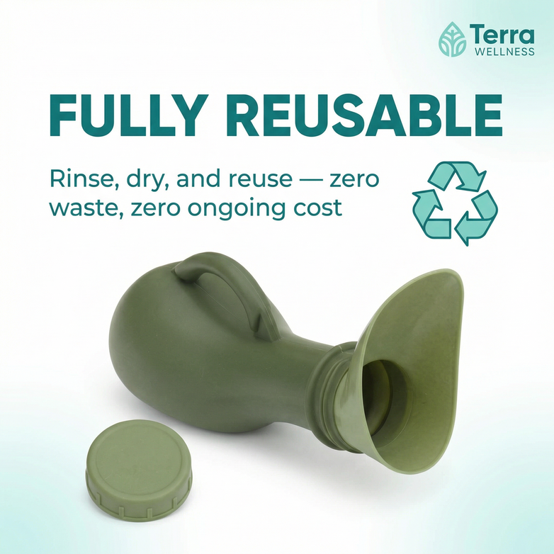 Portable Travel Urinal - Go Anywhere, Anytime, Leak-Free