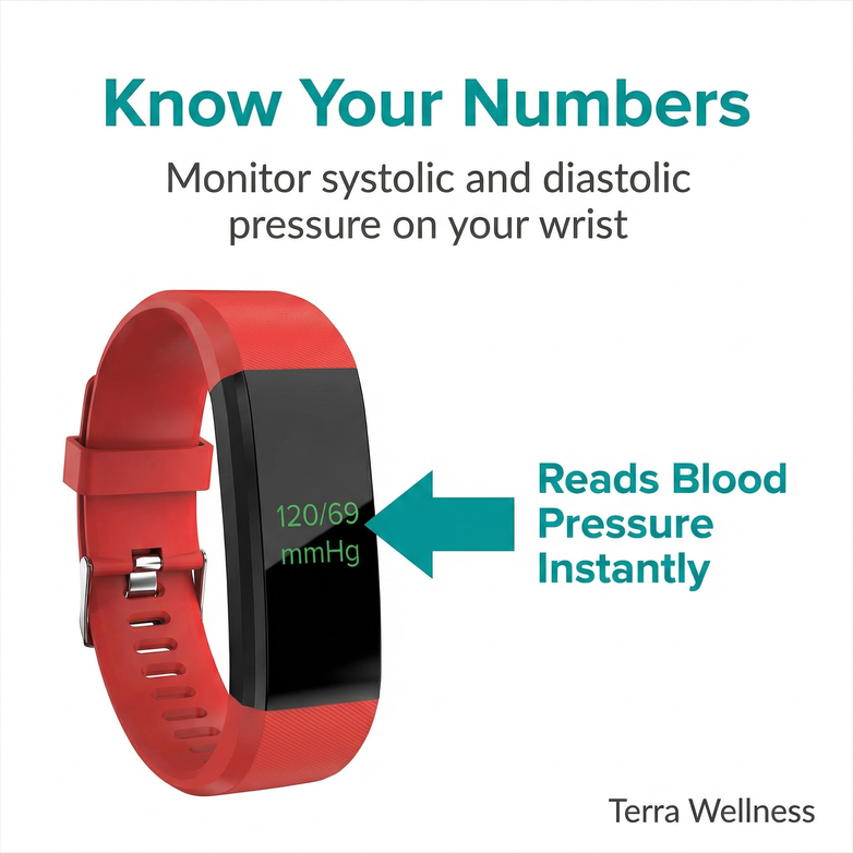 Smart Fitness Bracelet — Track Heart Rate, Sleep & Steps Daily