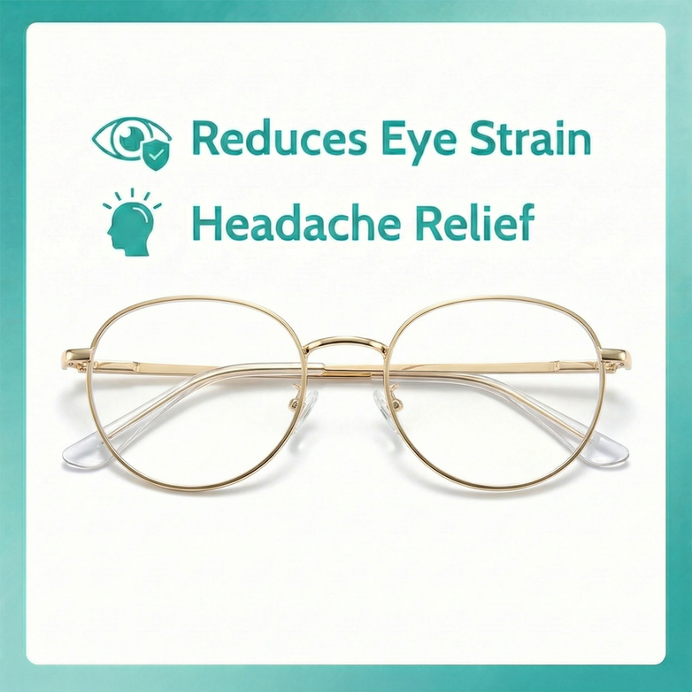 Blue Light Glasses — Block Eye Strain, Sleep Better Tonight