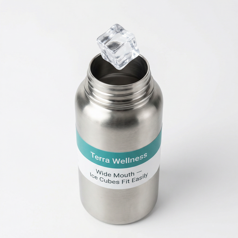 Stainless Steel Water Bottle — Stay Hydrated, Hit Your Goals Daily