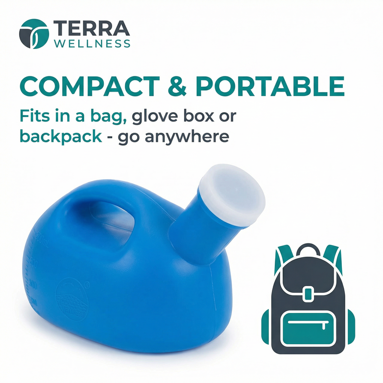 Portable Travel Urinal - Go Anywhere, Anytime, Leak-Free