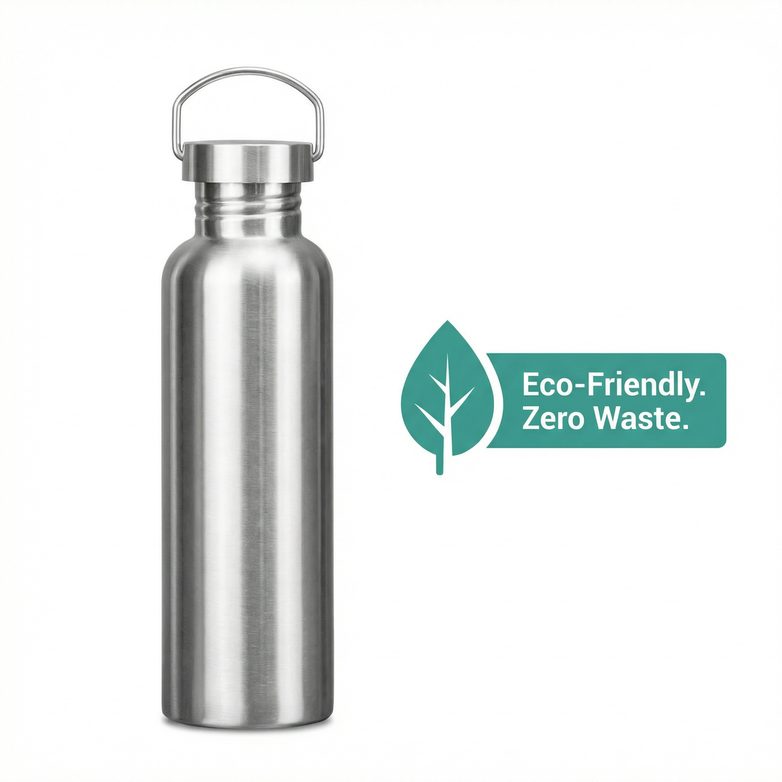 Stainless Steel Water Bottle — Stay Hydrated, Hit Your Goals Daily