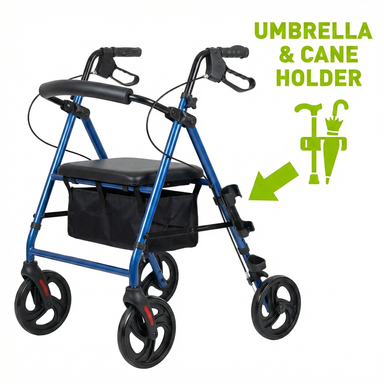 Rollator Walker  – Improve Stability, Walk With Confidence, Walking Frame