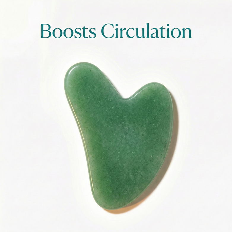 Jade Gua Sha Tool — Sculpt, Depuff & Glow Naturally
