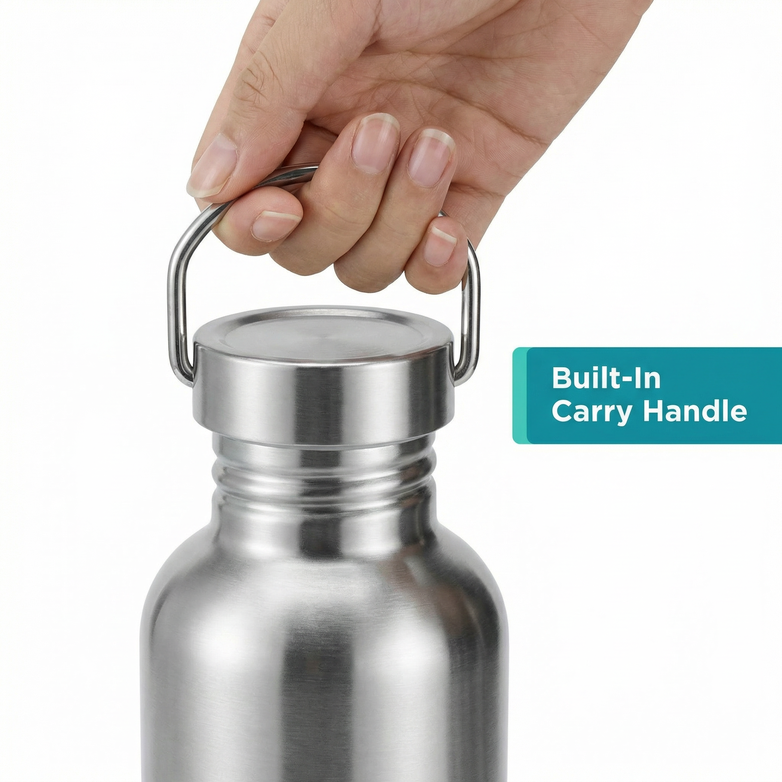 Stainless Steel Water Bottle — Stay Hydrated, Hit Your Goals Daily