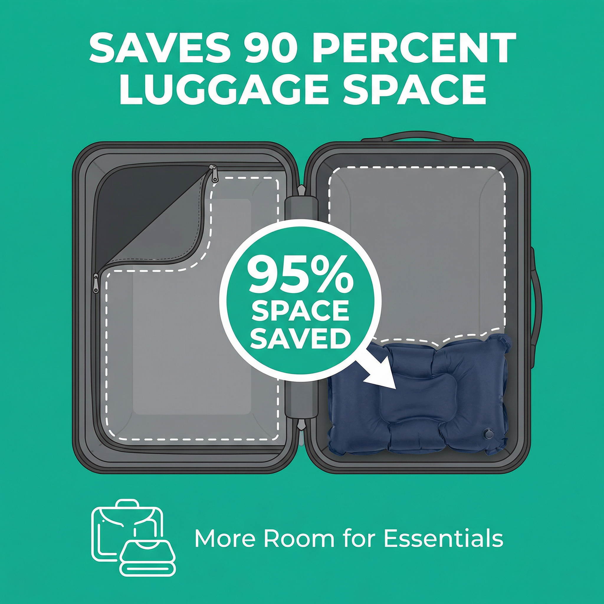 Travel Neck Pillow - Prevent Pain, Sleep Anywhere